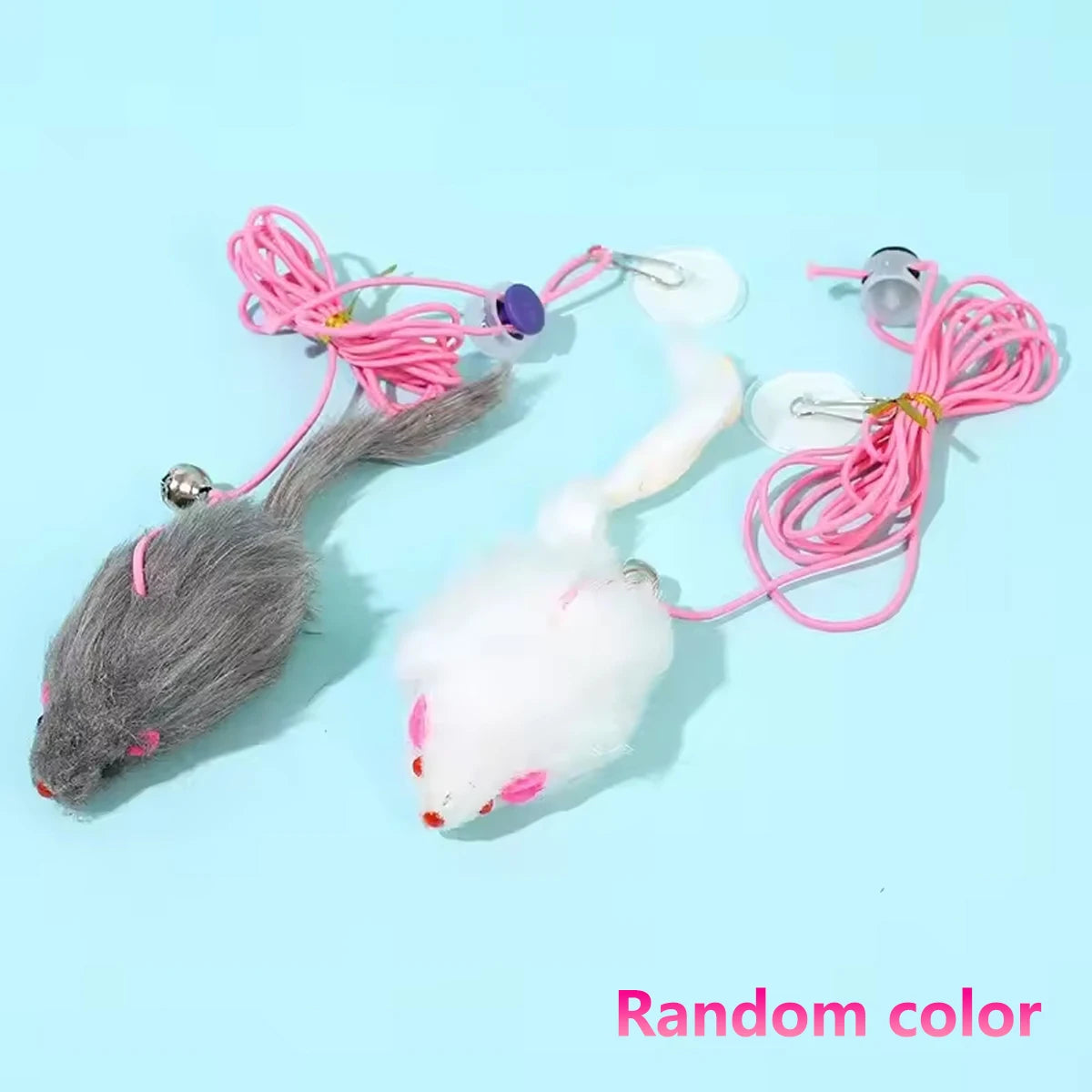 Electric Door Hanging Cat Toy – Auto Swing Feather with 2 Ropes for Self-Play & Cat Teasing