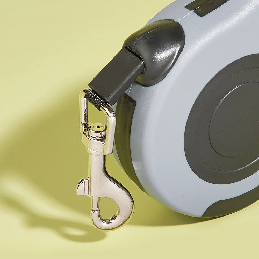 Retractable Dog Leash – Strong Nylon, 3m & 5m, for Small to Large Dogs & Cats