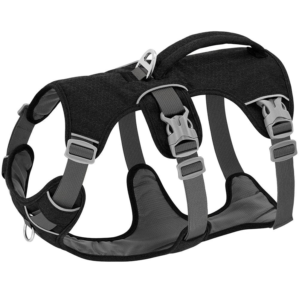 Escape-Proof Reflective Dog Harness with Handle – Durable Nylon Vest for for Small to Large Dogs