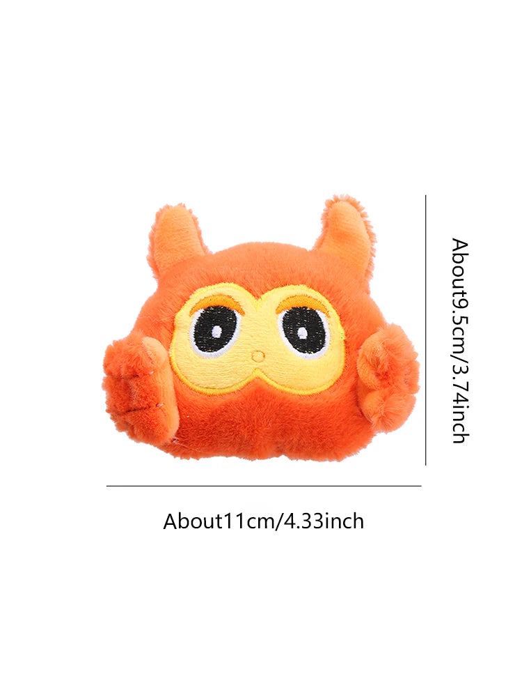 Catnip Cartoon Animal Plush Crinkle Cat Toy – Cute Cloth Toy with Sound Paper for Kittens