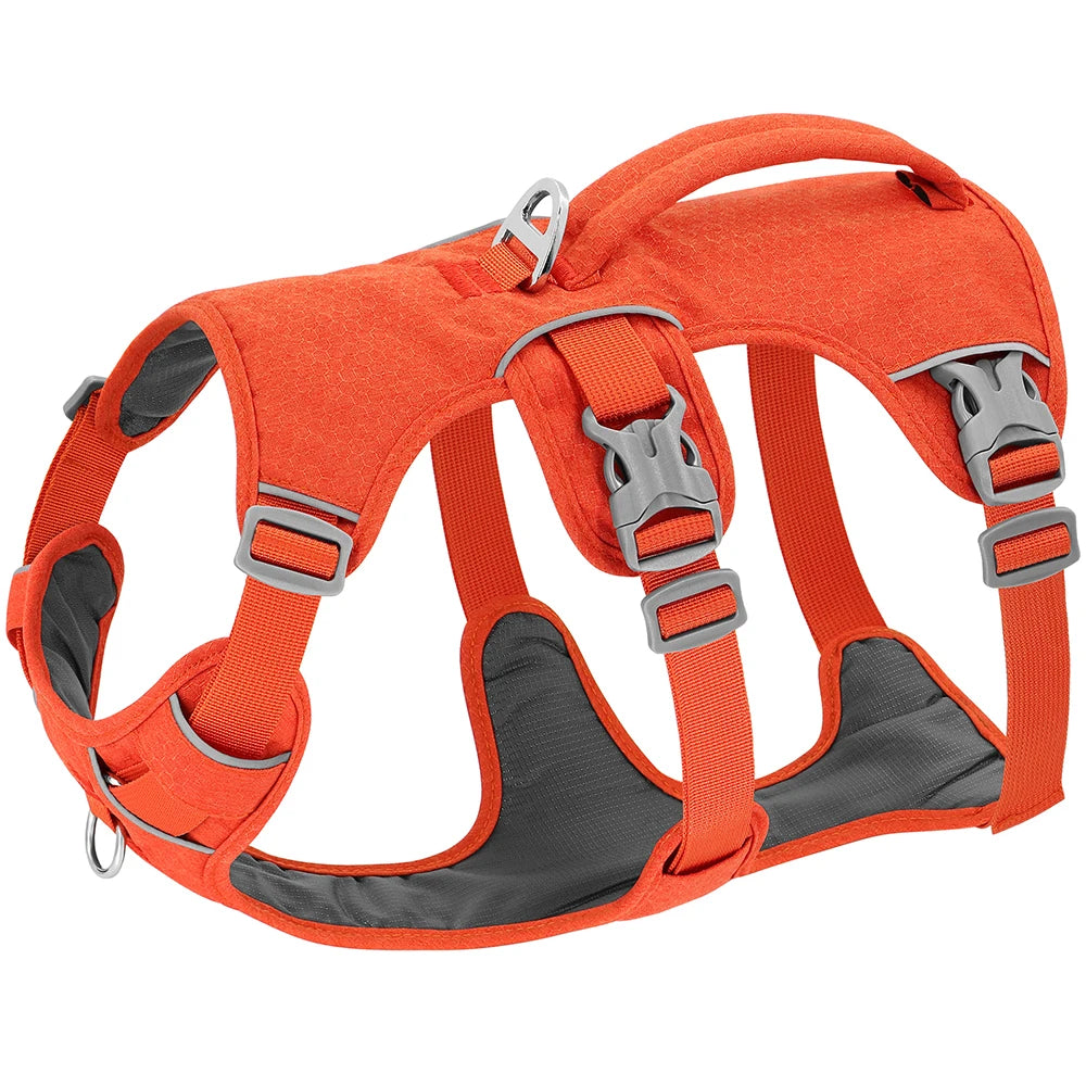 Escape-Proof Reflective Dog Harness with Handle – Durable Nylon Vest for for Small to Large Dogs