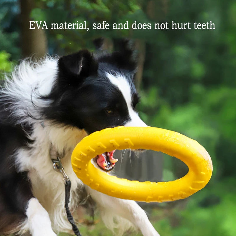 EVA Durable Dog Toy Set – Flying Disc, Ball & Tug Rope for Puppies & Adult Dogs (4 Pack)