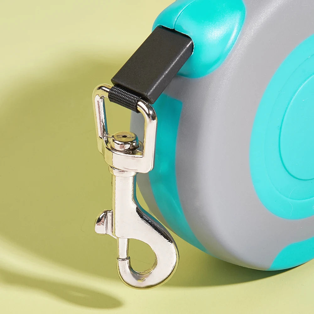 Retractable Dog Leash – Strong Nylon, 3m & 5m, for Small to Large Dogs & Cats