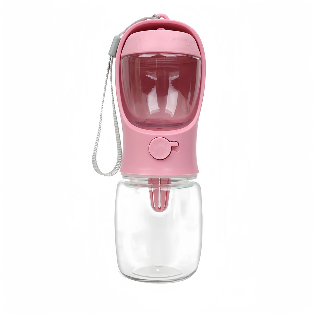 Portable Pet Water Bottle & Food Container – 2-in-1 Travel Feeder Bowl for Dogs & Cats
