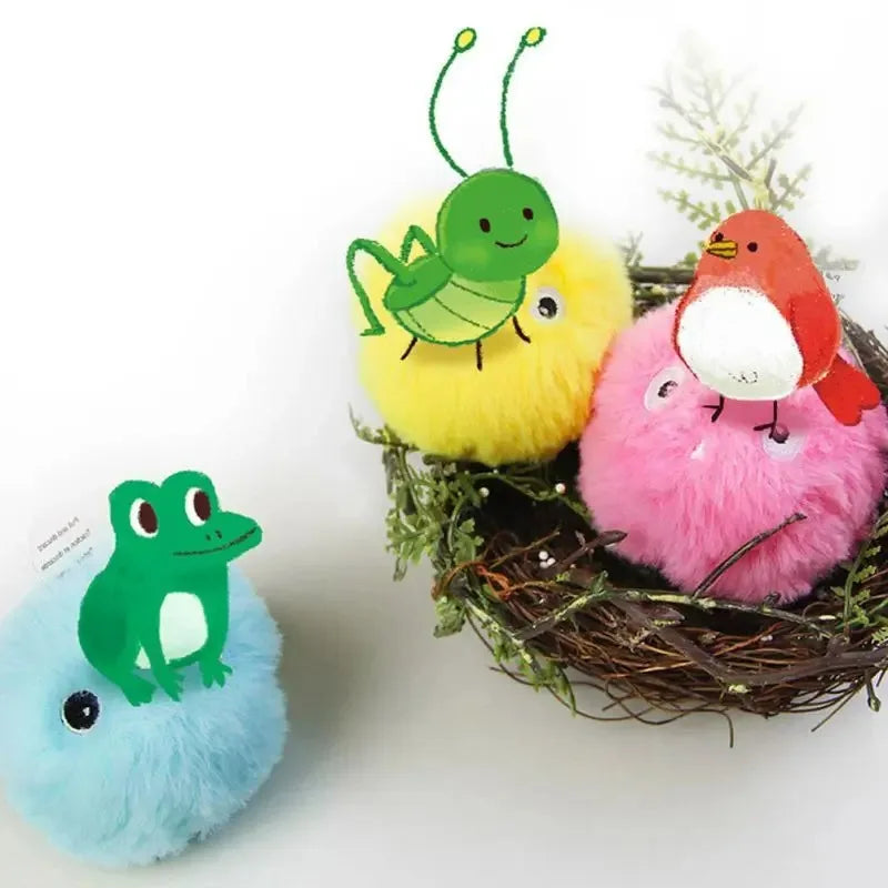 Interactive Sound Cat Ball Toy – Catnip Plush & EVA Balls for Indoor Cats