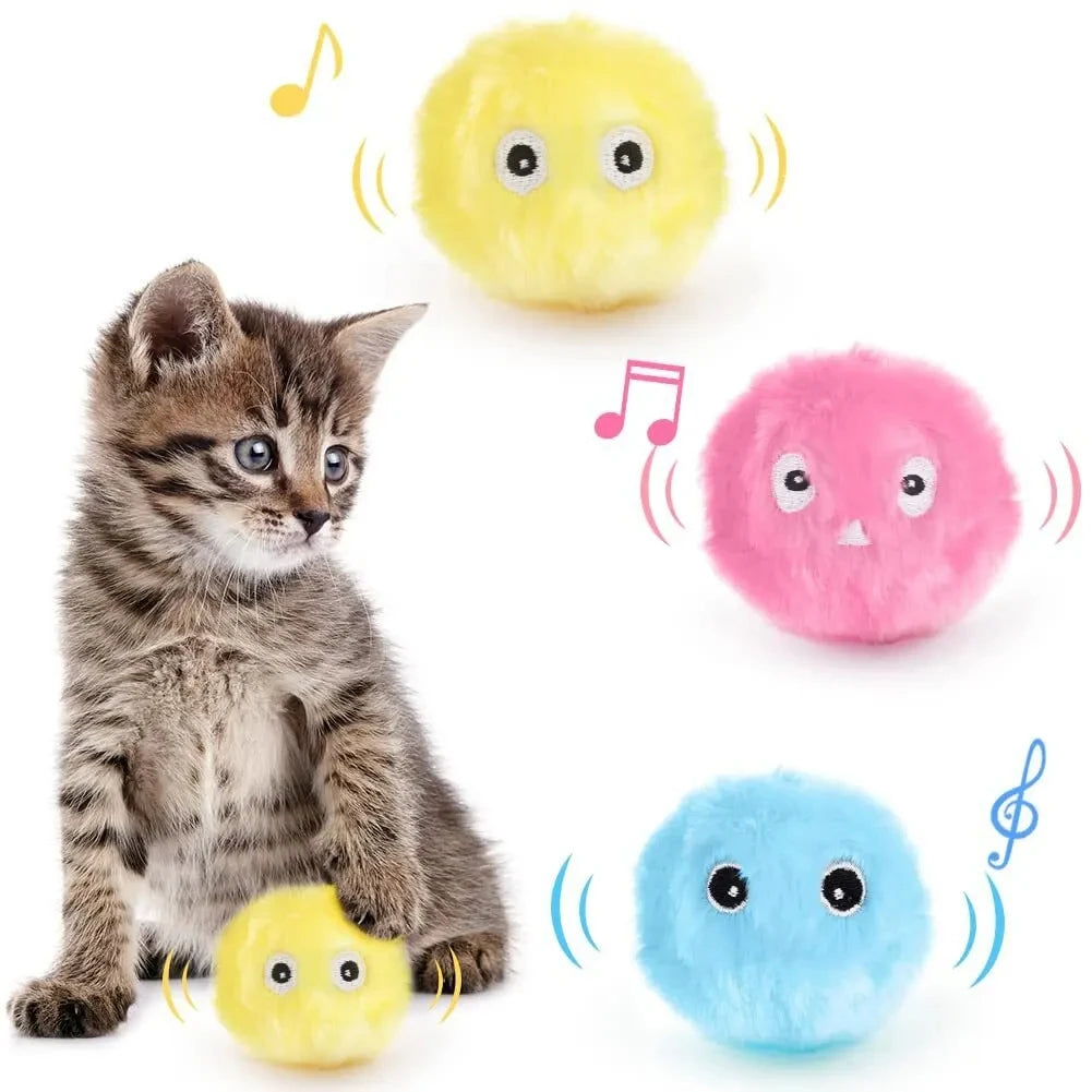 Magic Sound Catnip Cat Ball – Self-Entertainment Sounding Plush Toy for Boredom Relief