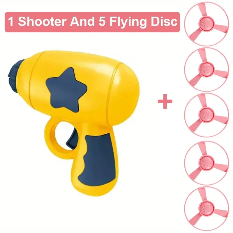 Mini Flying Disc Launcher Cat Toy – Interactive Shooting Gun for Kitten Chase & Fetch Games