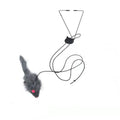 Door Hanging Plush Cat Toy – Stress Relief Kitten Teaser for Living Room Play