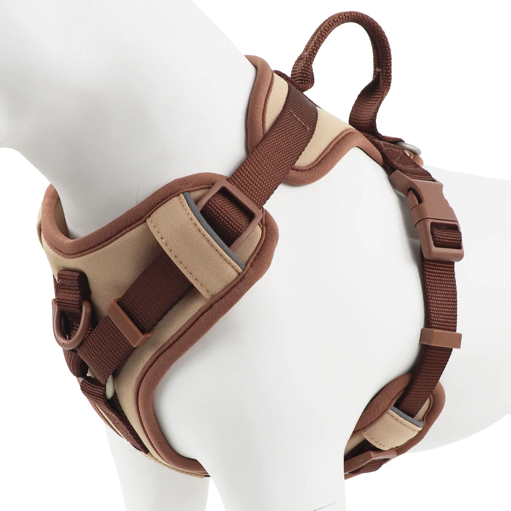 Luxury Adjustable Dog Harness – No-Pull Chest Strap, Personalized