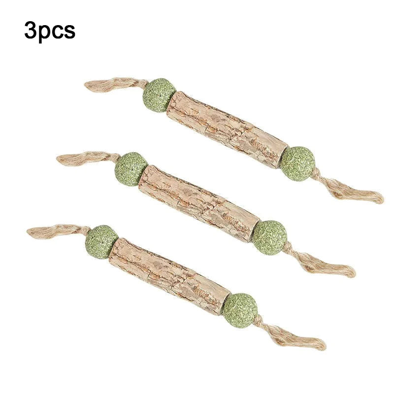 Natural Catnip & Silvervine Molar Sticks for Cats