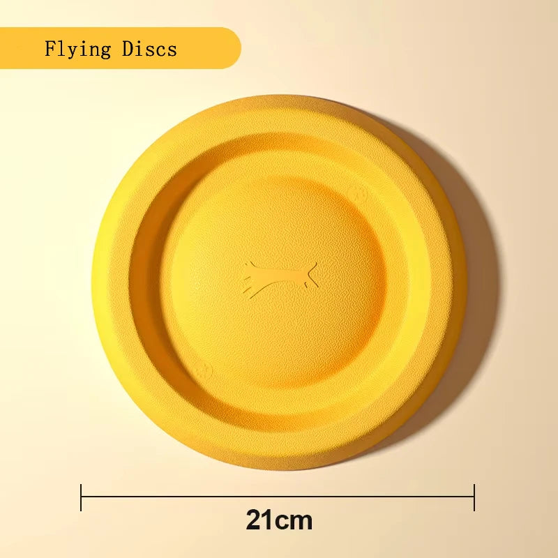 EVA Durable Dog Toy Set – Flying Disc, Ball & Tug Rope for Puppies & Adult Dogs (4 Pack)