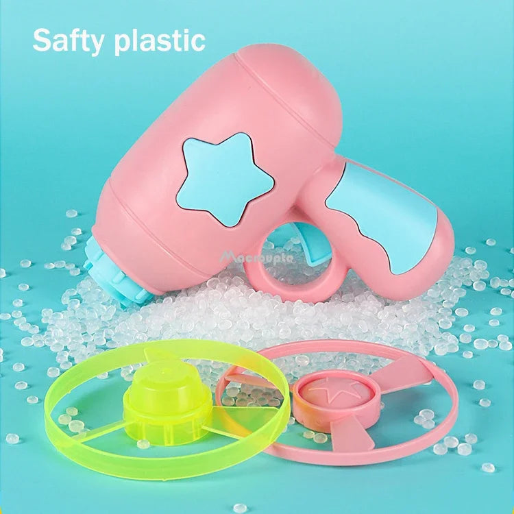 Cat Flying Disc Launcher Toy – Interactive Shooting Gun for Kitten Chase & Fetch Games
