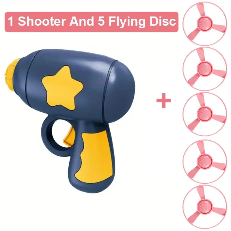 Mini Flying Disc Launcher Cat Toy – Interactive Shooting Gun for Kitten Chase & Fetch Games