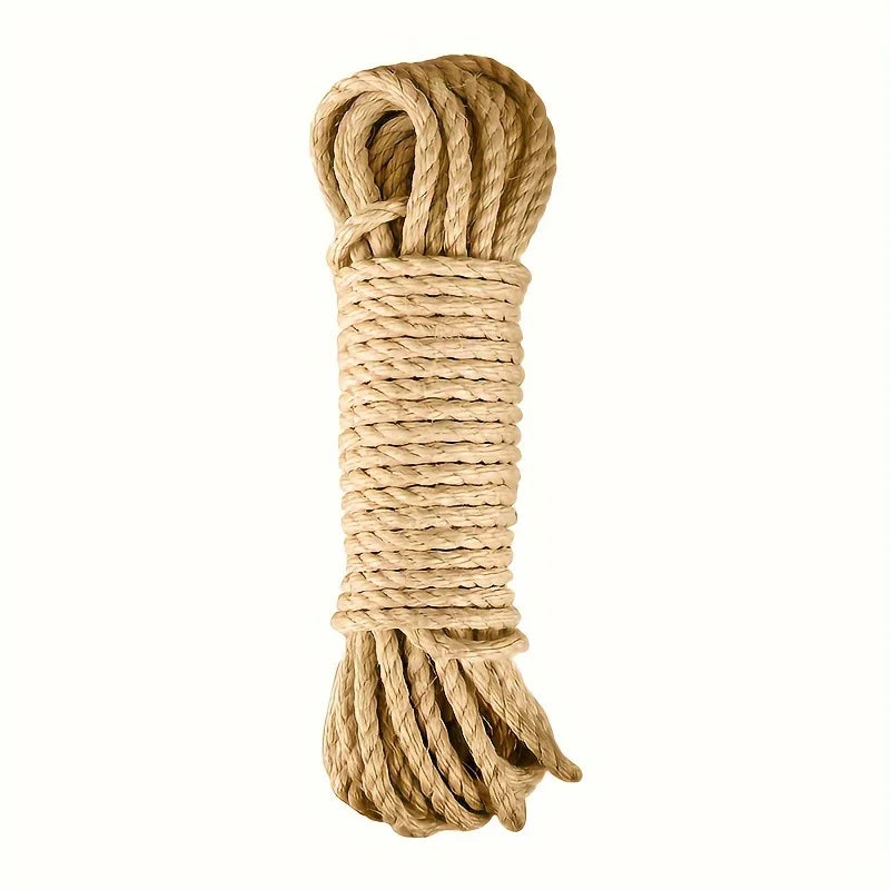 Natural Sisal Rope for Cat Scratcher & DIY Scratching Post – Furniture Protector (10m, 20m, 50m)