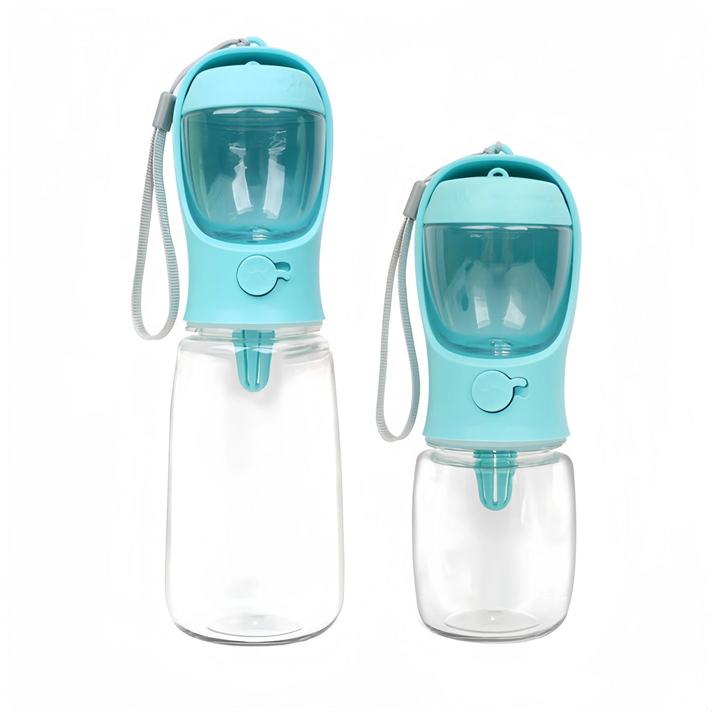Portable Pet Water Bottle & Food Container – 2-in-1 Travel Feeder Bowl for Dogs & Cats