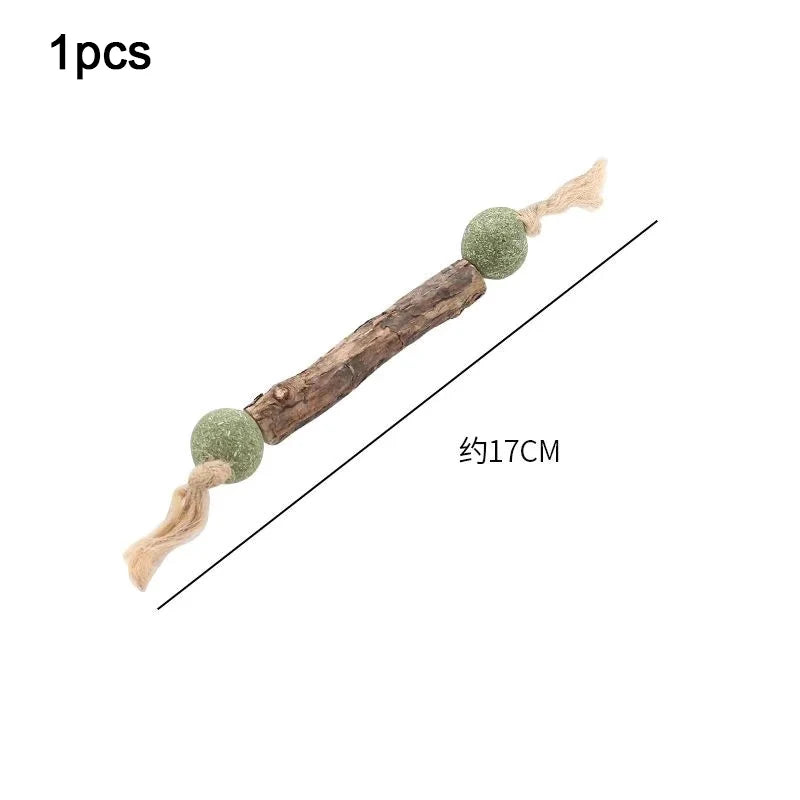 Natural Catnip & Silvervine Molar Sticks for Cats
