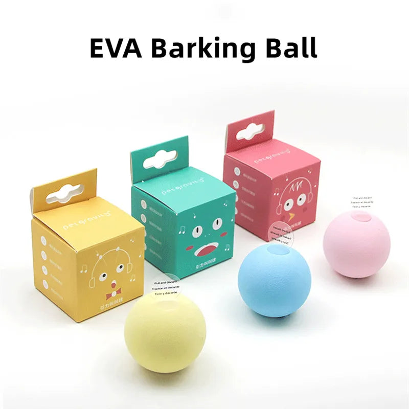 Interactive Sound Cat Ball Toy – Catnip Plush & EVA Balls for Indoor Cats