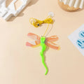 Interactive Cat Hanging Toy Set – Colorful Bird & Fish Feather Teaser for Indoor Cats