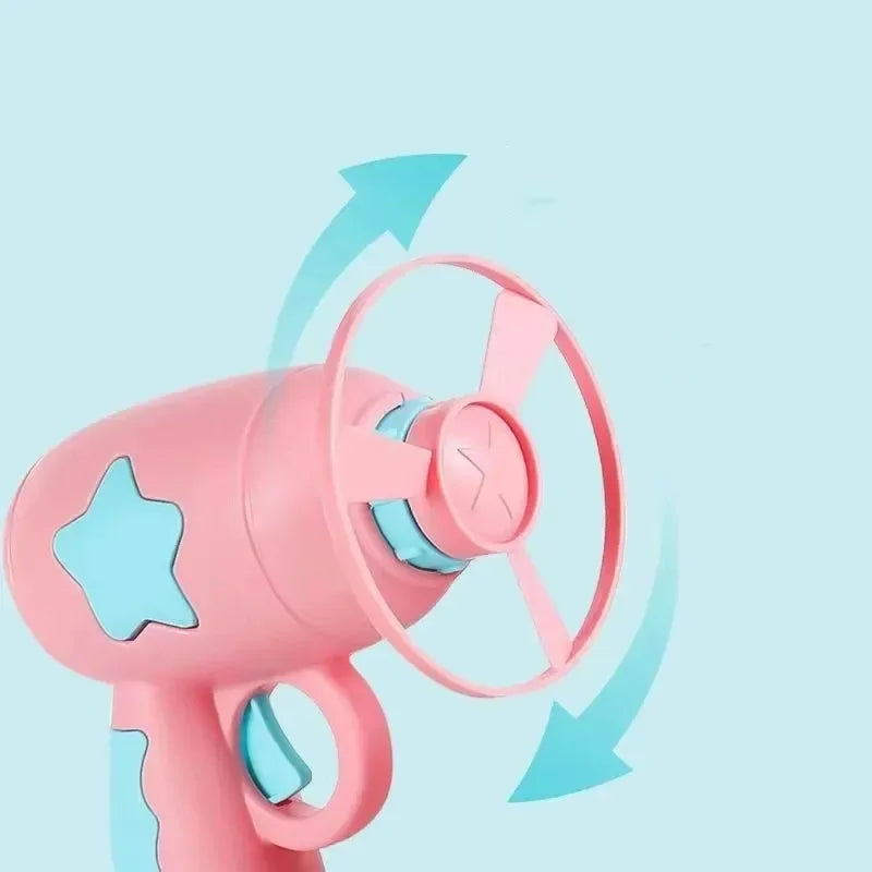 Mini Flying Disc Launcher Cat Toy – Interactive Shooting Gun for Kitten Chase & Fetch Games