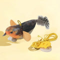 Wall Hanging Bird Cat Teaser Toy – Realistic Sound Catnip Plush for Indoor Cat Chasing