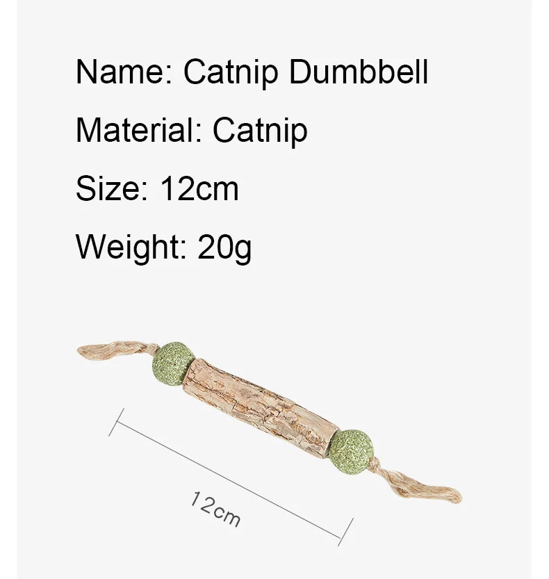 Natural Catnip & Silvervine Molar Sticks for Cats