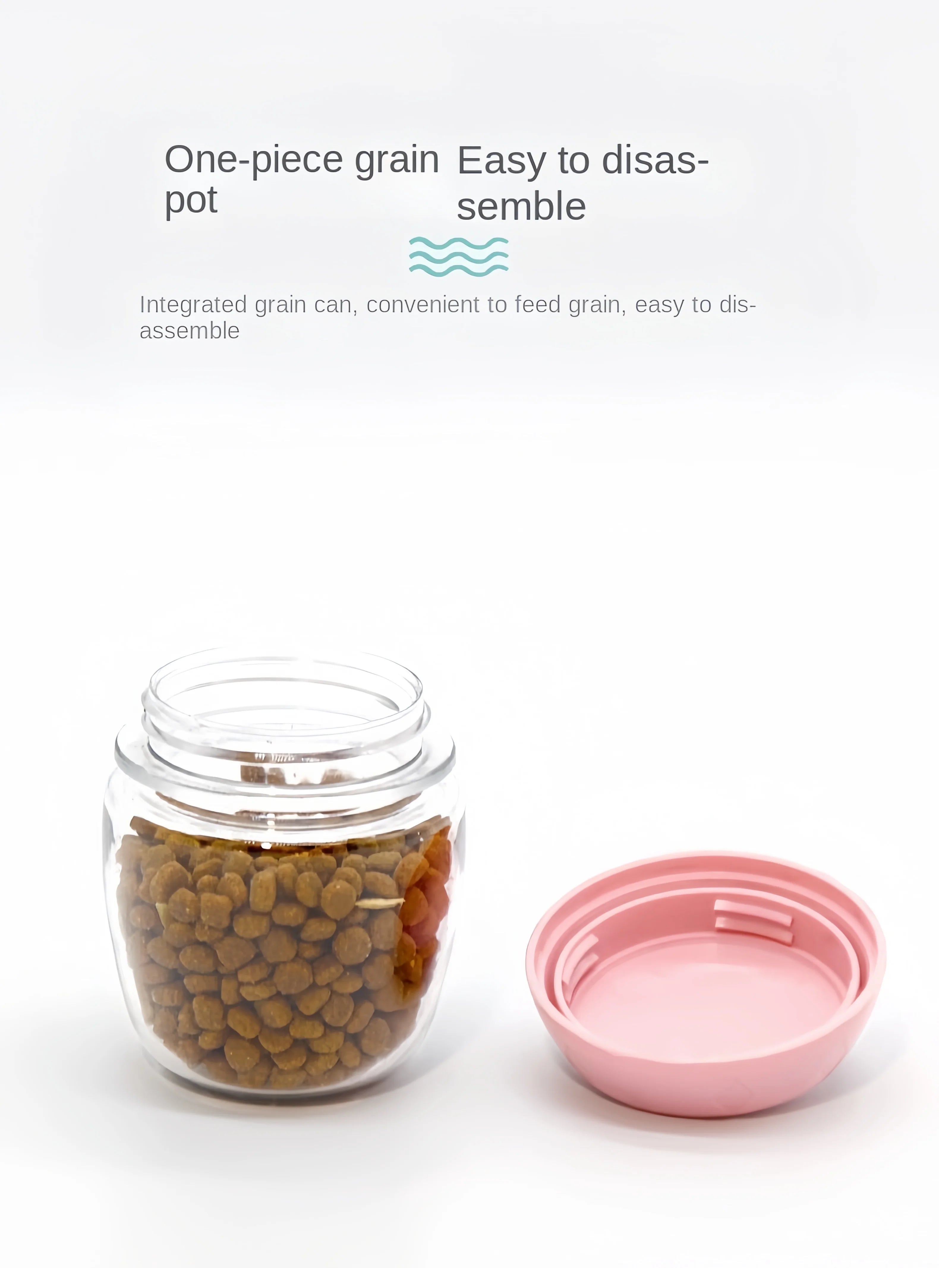 Portable Pet Water Bottle & Food Container – 2-in-1 Travel Feeder Bowl for Dogs & Cats
