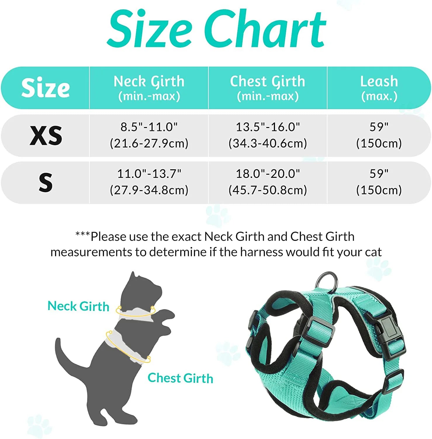 Escape-Proof Cat Harness & Leash Set for Walking – Soft Adjustable Vest, Lightweight & Breathable, Perfect for Outdoor Adventures