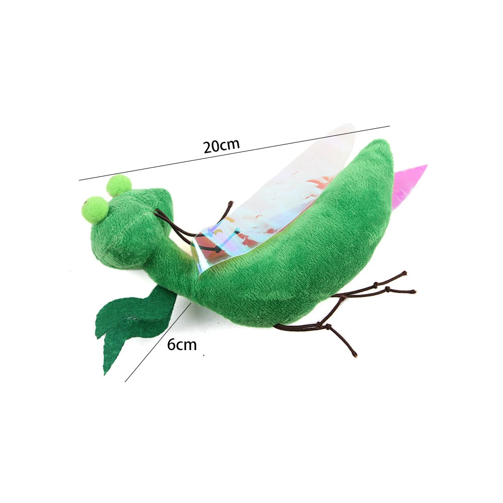 Caterpillar Catnip & Silvervine Cat Chew Toy – Molar Teaser for Kitten Dental Health