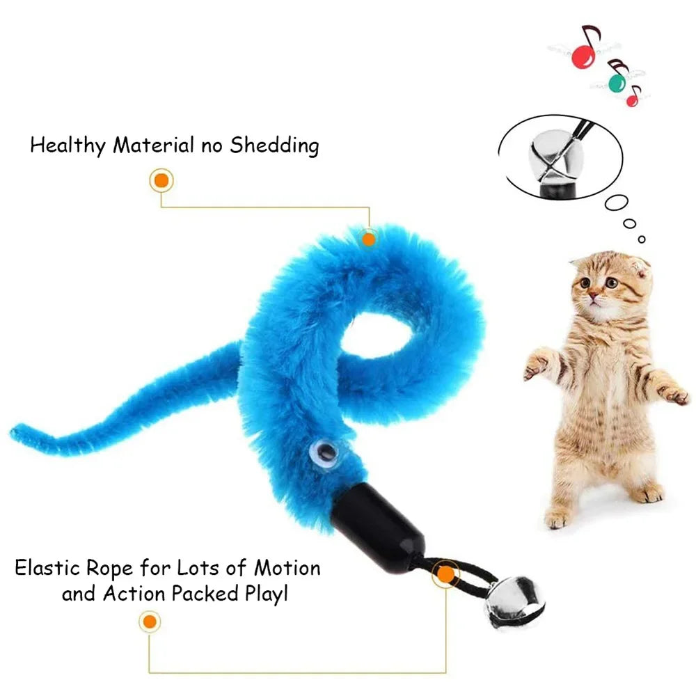 Cat Wand Refills – Replacement Worm Attachments for Interactive Cat Teaser Wands (5–50 pcs)