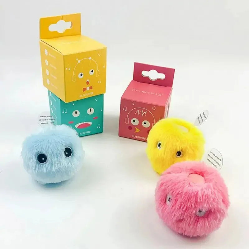 Interactive Sound Cat Ball Toy – Catnip Plush & EVA Balls for Indoor Cats