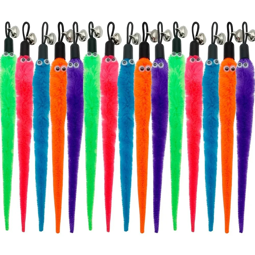 Cat Wand Refills – Replacement Worm Attachments for Interactive Cat Teaser Wands (5–50 pcs)