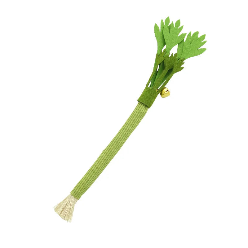 Catnip Molar Stick Cat Chew Toy – Teeth Cleaning & Self-Play Squeaky Toy for Indoor Cats