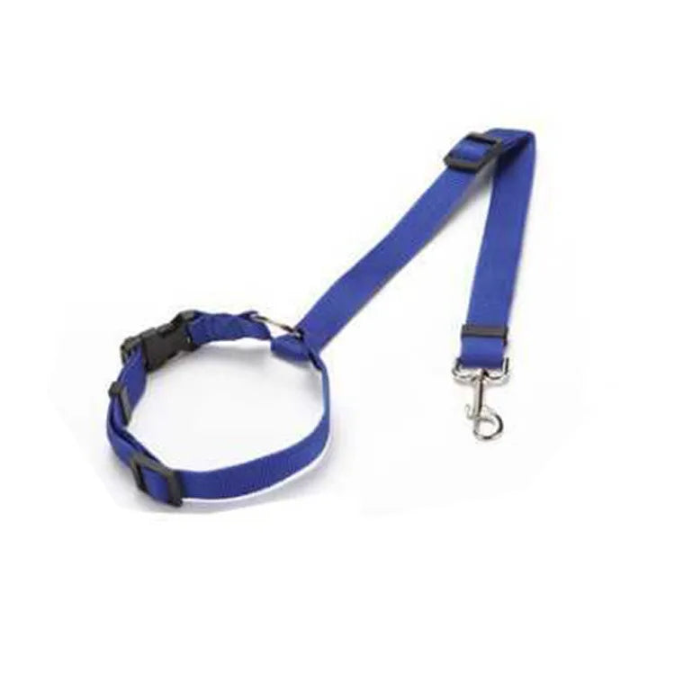 2-in-1 Pet Car Seat Belt & Dog Harness – Adjustable Nylon Safety Leash for Dogs