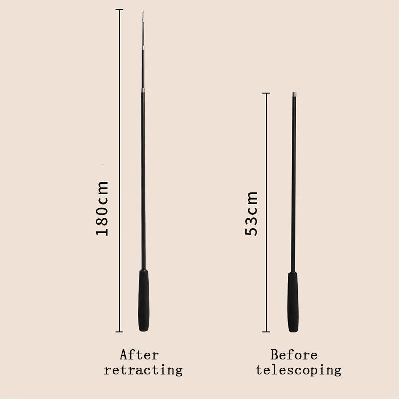 1.8m Telescopic Cat Fishing Rod – Extra Long Feather Wand for Scratch-Free Interactive Play